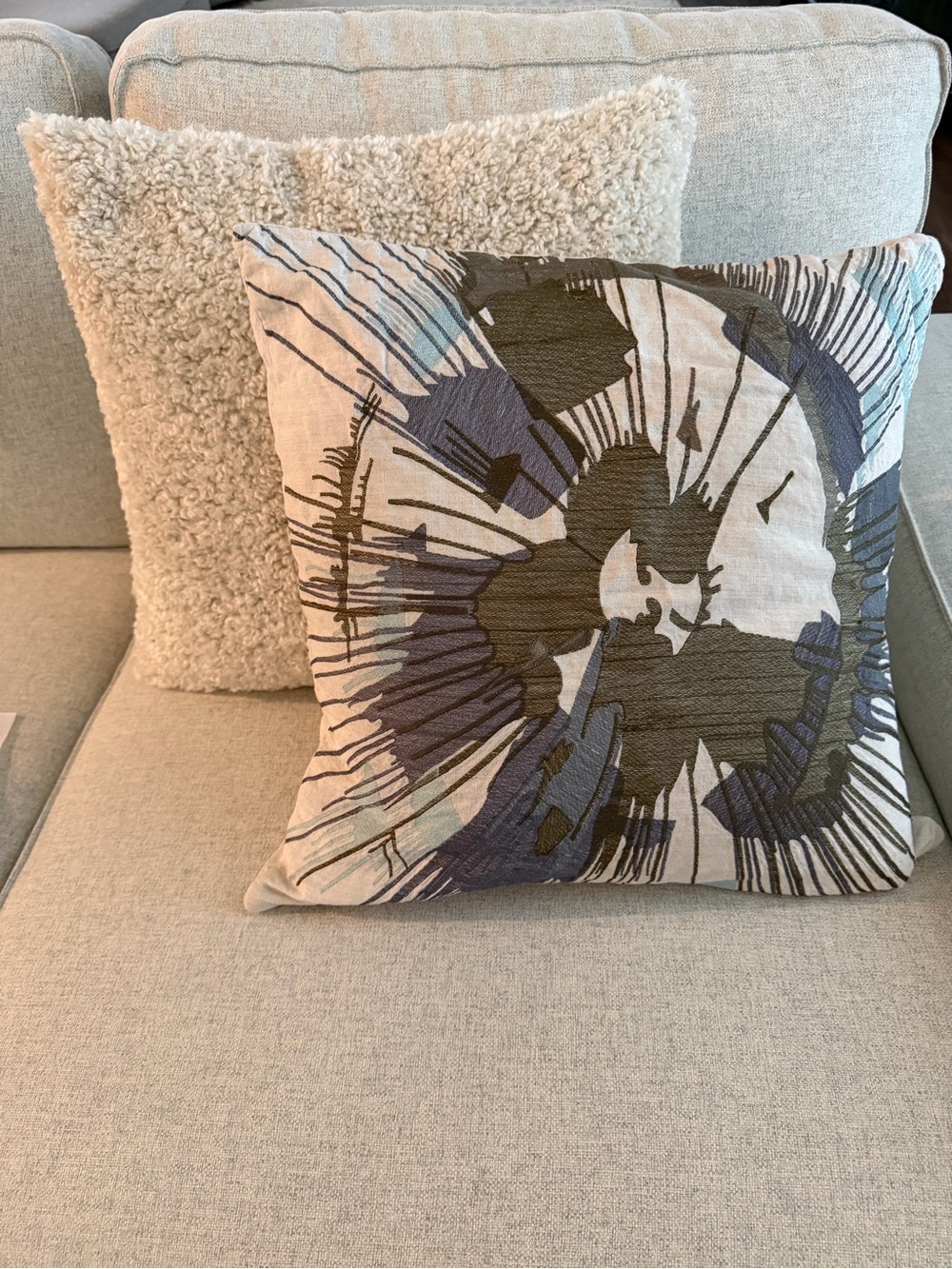 Two Decorative Accent Pillow Covers- Crate&Barrel